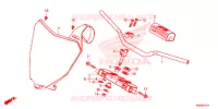 GUIDON   TE DE FOURCHE ('19) pour Honda CRF 250 RX de 2019