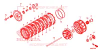 EMBRAYAGE pour Honda CRF 250 R de 2019