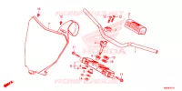 GUIDON   TE DE FOURCHE ('19) pour Honda CRF 250 R de 2019