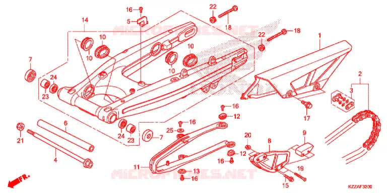 BRAS OSCILLANT Honda MOTO 250 CRF 2018  CRF250RLJ