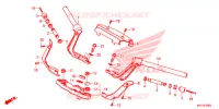 GUIDON   TE DE FOURCHE pour Honda GL 1800 GOLD WING de 2019