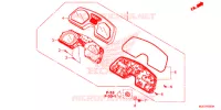 COMPTEUR pour Honda CB 650 F ABS de 2017