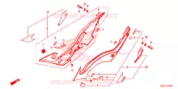 COUVERCLES LATERAUX pour Honda CB 650 F ABS de 2017
