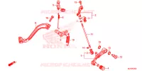 PEDALE pour Honda AFRICA TWIN 1000 ABS de 2017