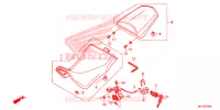 SELLE pour Honda AFRICA TWIN 1000 ABS de 2017