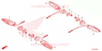 CLIGNOTANT (CRF1000A/CRF1000D) pour Honda AFRICA TWIN 1000 ABS de 2017