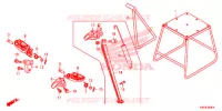 REPOSE PIED   BEQUILLE pour Honda CRF 250 R de 2019