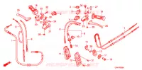 LEVIER DE GUIDON   CABLE   COMMODO pour Honda 50 GYRO X BASIC de 2018
