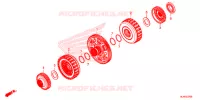EMBRAYAGE pour Honda PIONEER 1000 M3 EPS de 2019