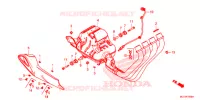 SILENCIEUX D'ECHAPPEMENT pour Honda CBR 650 F RED de 2018