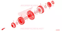 EMBRAYAGE pour Honda PIONEER 1000 M3 EPS de 2019
