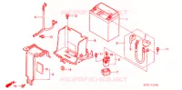 BATTERIE pour Honda DYLAN 125 de 2003