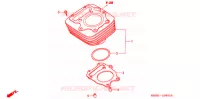 CYLINDRE pour Honda SPORTRAX 300 EX reflector de 2001
