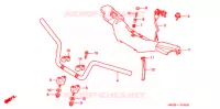 GUIDON pour Honda SPORTRAX 300 EX reflector de 2001