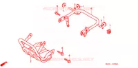 PARE CHOC pour Honda SPORTRAX 300 EX reflector de 2001