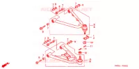 TRIANGLES AVANT pour Honda SPORTRAX 300 EX reflector de 2001