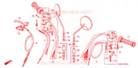 CABLES   COMMODOS   LEVIERS   POIGNEES pour Honda LITTLE CUB 50 de 2007