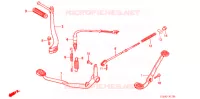 PEDALE   KICK pour Honda LITTLE CUB 50 de 2007
