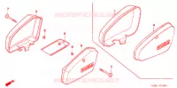 COUVERCLES LATERAUX pour Honda SUPER CUB 50 STANDARD de 2005