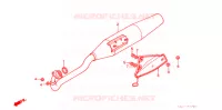 SILENCIEUX D'ECHAPPEMENT pour Honda JAZZ 50 de 1987