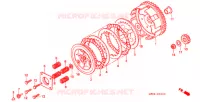 EMBRAYAGE pour Honda CRM 50 de 1998