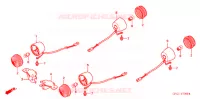 CLIGNOTANT pour Honda SOLO 50 DX WHITE de 2003