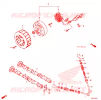 ALTERNATEUR pour Honda 50 SUPER DIO SUMER SPECIAL de 1991