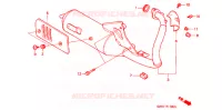 SILENCIEUX D'ECHAPPEMENT (1) pour Honda 50 SUPER DIO WHITE de 1995