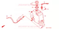 RESERVOIR D'HUILE pour Honda 50 SUPER DIO BLACK de 1996