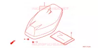 SELLE pour Honda 50 SUPER DIO BLACK de 1996