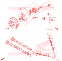 ALTERNATEUR pour Honda TACT 50 SPECIAL de 1989