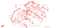 COUVERCLE GAUCHE pour Honda TACT 50 SPECIAL de 1989