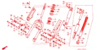 FOURCHE pour Honda TACT 50 SPECIAL de 1989