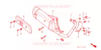 SILENCIEUX D'ECHAPPEMENT (SZ50MK/MN) pour Honda TACT 50 SPECIAL de 1989