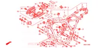 CADRE pour Honda CB 1100 ABS UP HANDELBAR de 2012