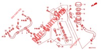 MAITRE CYLINDRE DE FREIN ARRIERE (CB1100A) pour Honda CB 1100 ABS UP HANDELBAR de 2012