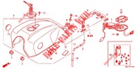 RESERVOIR A CARBURANT   POMPE A ESSENCE pour Honda CB 1100 ABS UP HANDELBAR de 2012