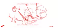 FAISCEAU D'AIRBAG pour Honda GL 1800 GOLD WING ABS AIRBAG NAVI de 2009