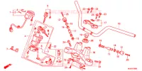 GUIDON   TE DE FOURCHE pour Honda NC 700 X ABS de 2012