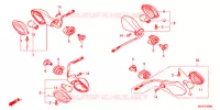CLIGNOTANT pour Honda NC 700 X ABS LOWER de 2012