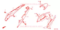 COUVERCLES LATERAUX pour Honda NC 700 X ABS LOWER de 2012