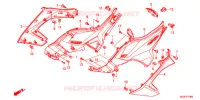 COUVERCLES LATERAUX pour Honda NC 700 X ABS LOWER de 2012
