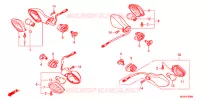 CLIGNOTANT pour Honda NC 700 X ABS DCT de 2012