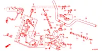 GUIDON   TE DE FOURCHE pour Honda NC 700 X ABS LOWER de 2013