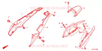 COUVERCLES LATERAUX pour Honda NC 700 X de 2013