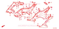 COUVERCLES LATERAUX pour Honda NC 700 X de 2013