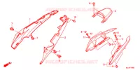COUVERCLES LATERAUX pour Honda NC 700 X ABS DCT LOWER de 2013