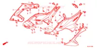 COUVERCLES LATERAUX pour Honda NC 700 X ABS DCT LOWER de 2013