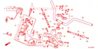 GUIDON   TE DE FOURCHE pour Honda NC 700 X ABS DCT LOWER de 2013