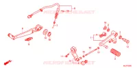 PEDALE pour Honda NC 700 X ABS DCT LOWER de 2013